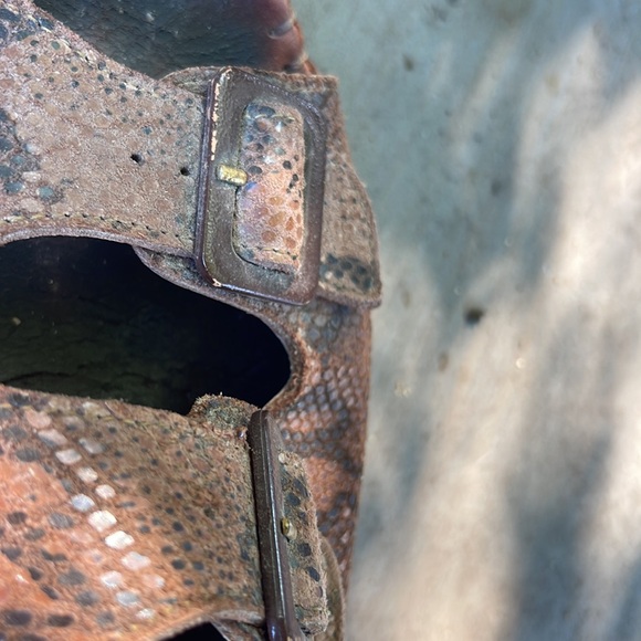 La Plume animal print sandals size 40 - Picture 12 of 13